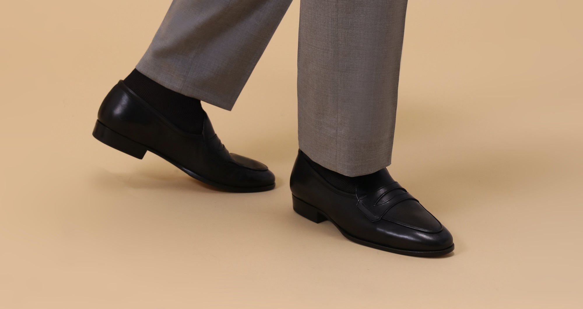 Black Loafers Mens
