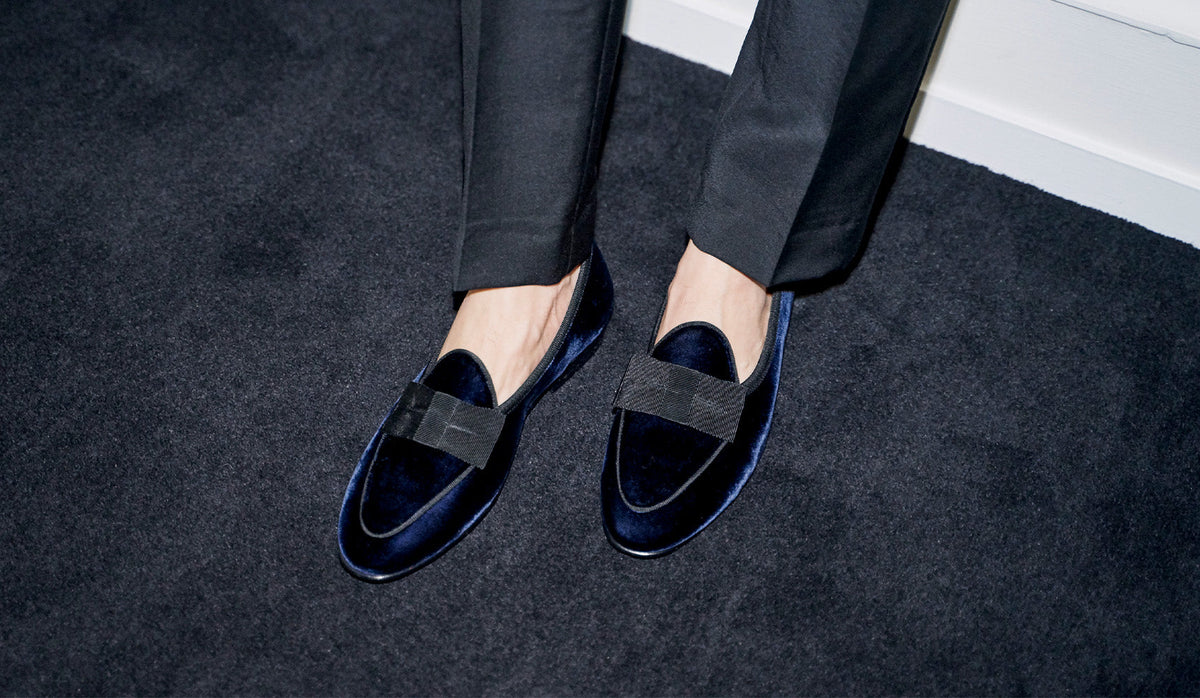 Black Tie Men's Loafers