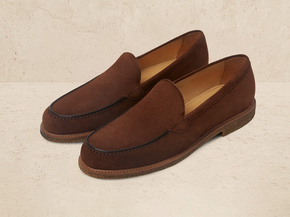 Antibes Loafers in Criollo Brown Luxe Suede