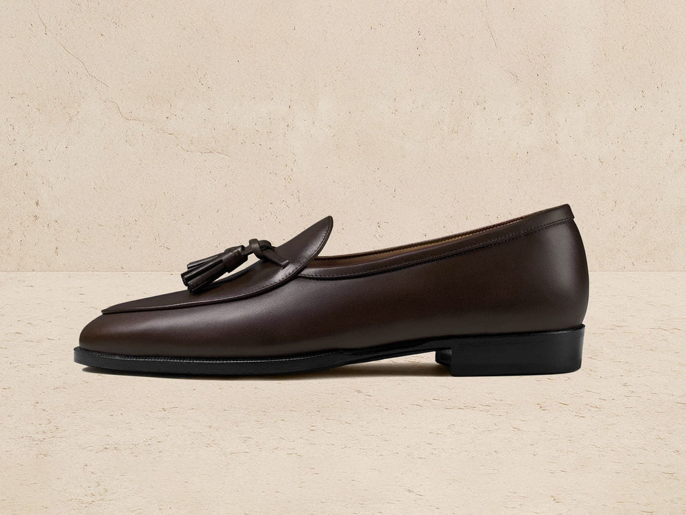 Grand Conti Tassel Loafers in Dark Brown Noble Calf