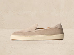 Pace Trainers in Sandy Grey Suede