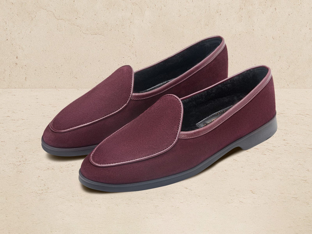 Stride Loafers in Sultan Suede with Shearling Lining