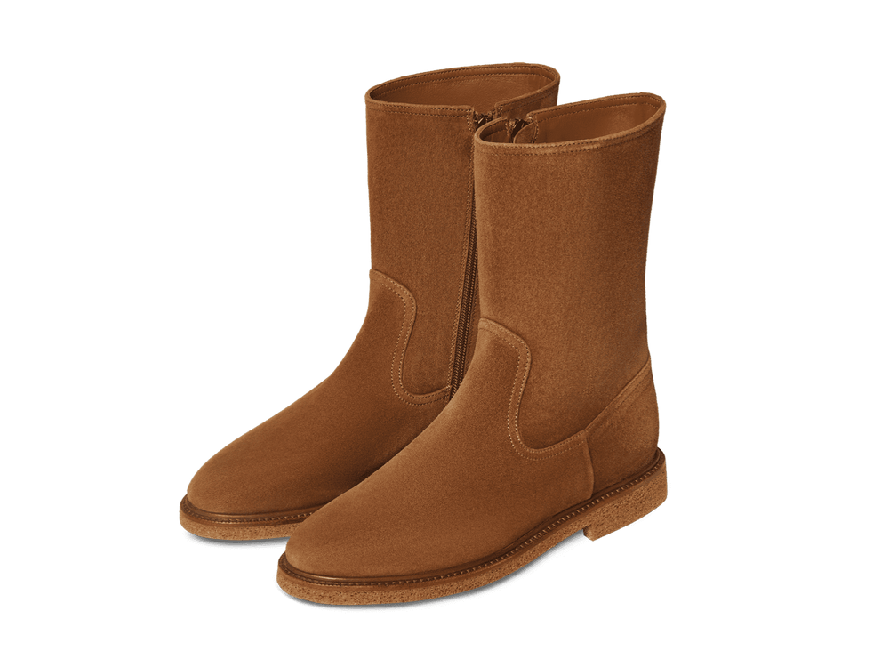 Treve Boots in Moyen Brown Asteria Suede