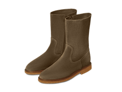 Treve Boots in Olivine Green Asteria Suede