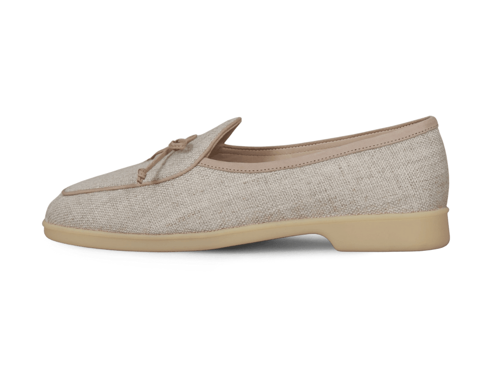 Stride String Loafers in Linen Merlinen