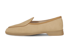 Stride Loafers in Tropez Beige Glove Suede Natural Sole
