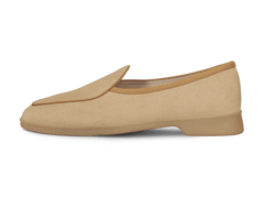 Stride Loafers in Tropez Beige Glove Suede Natural Sole