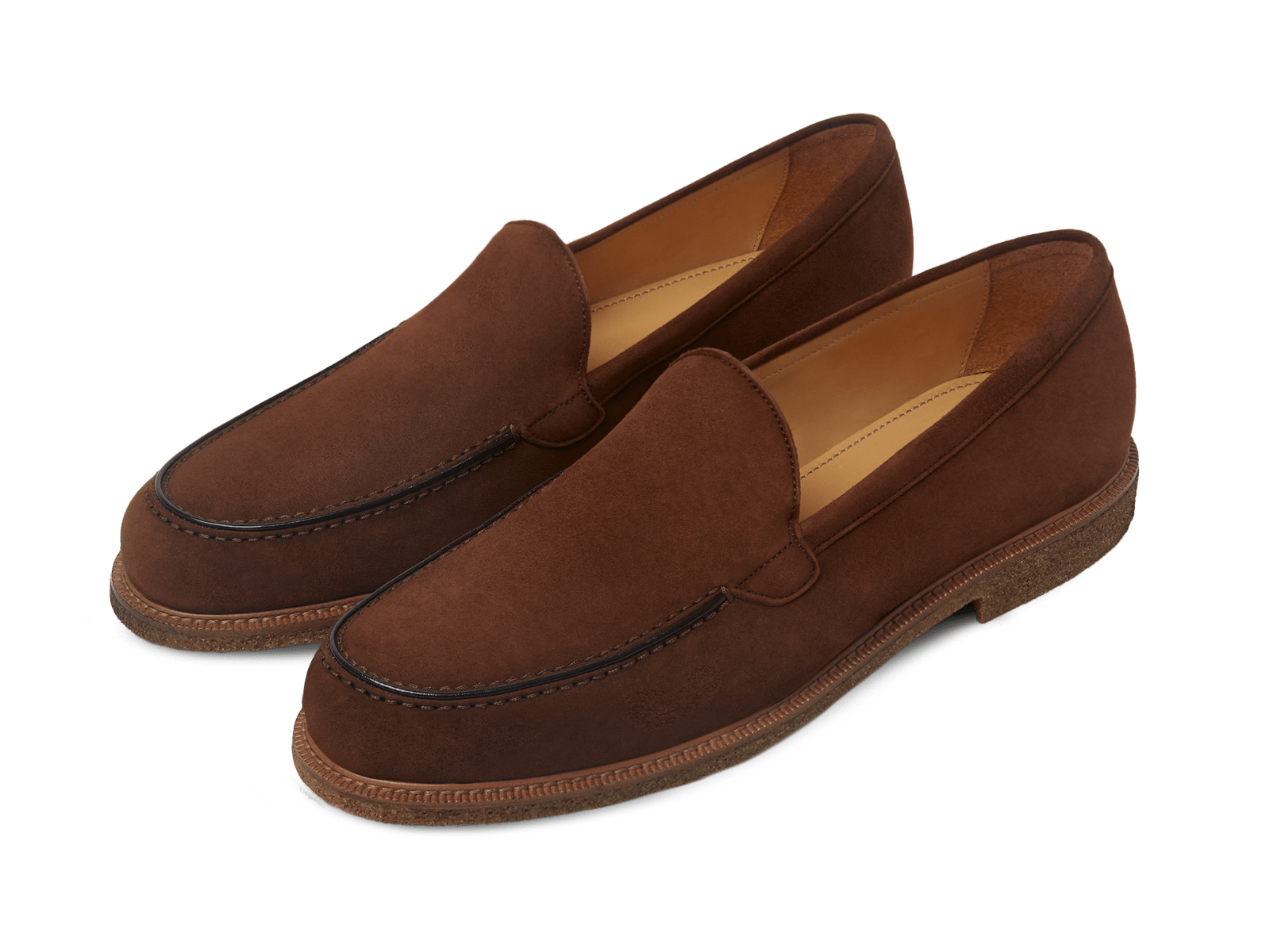 Antibes Loafers in Criollo Brown Luxe Suede