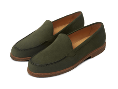 Antibes in Loden Green Luxe Suede