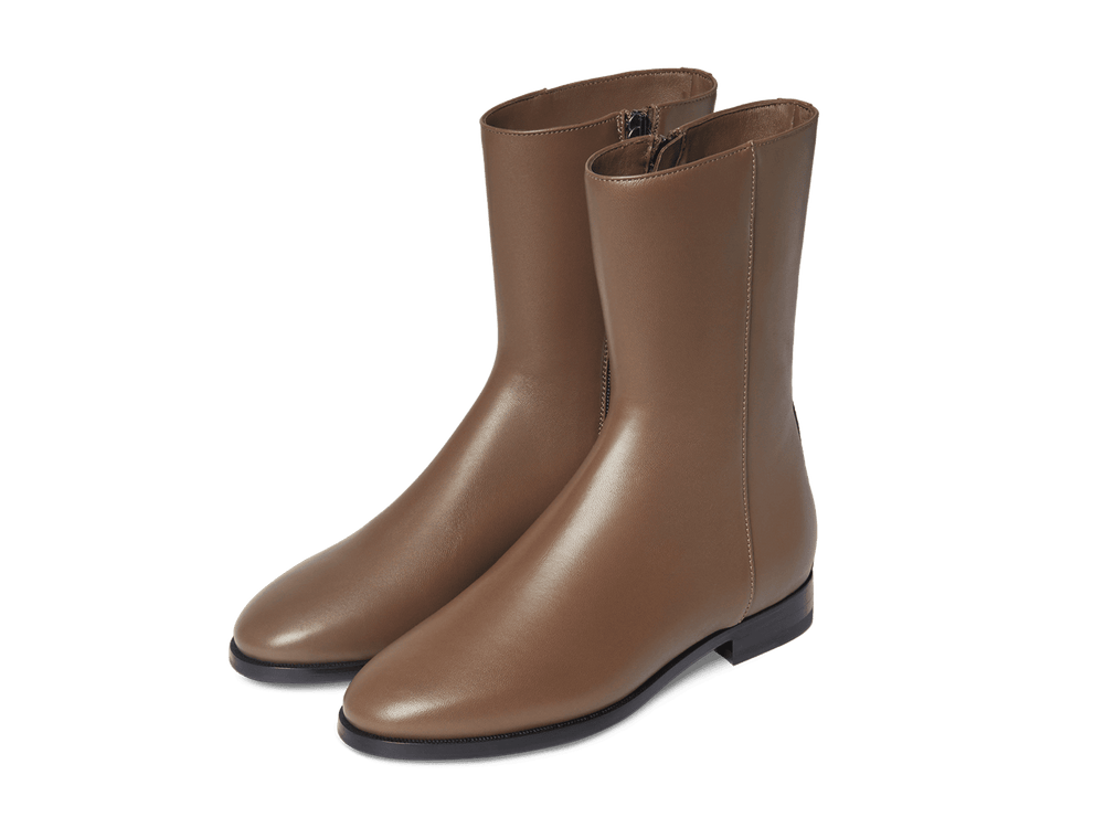 Élan City Boots in Brown Leather