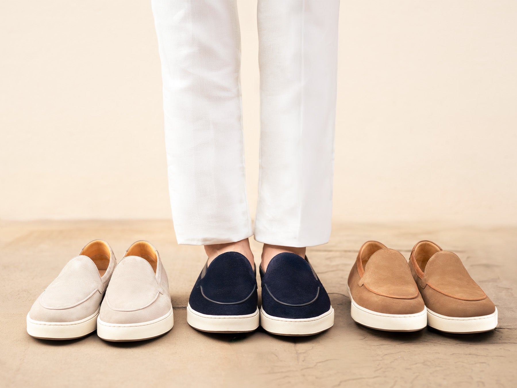 Hand-finished. Light. Slip-on.