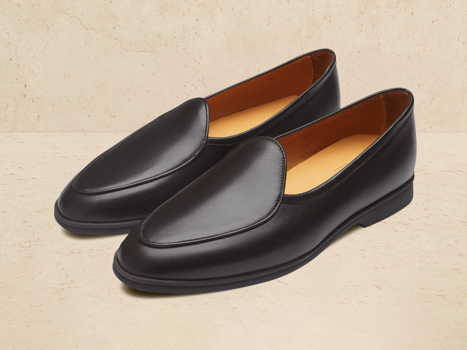 Stride Loafers in Dark Brown Milled Calf
