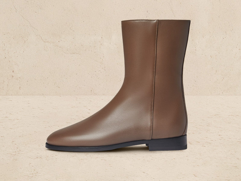 Élan City Boots in Brown Leather