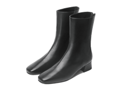 Debbie Boots in Black Nappa