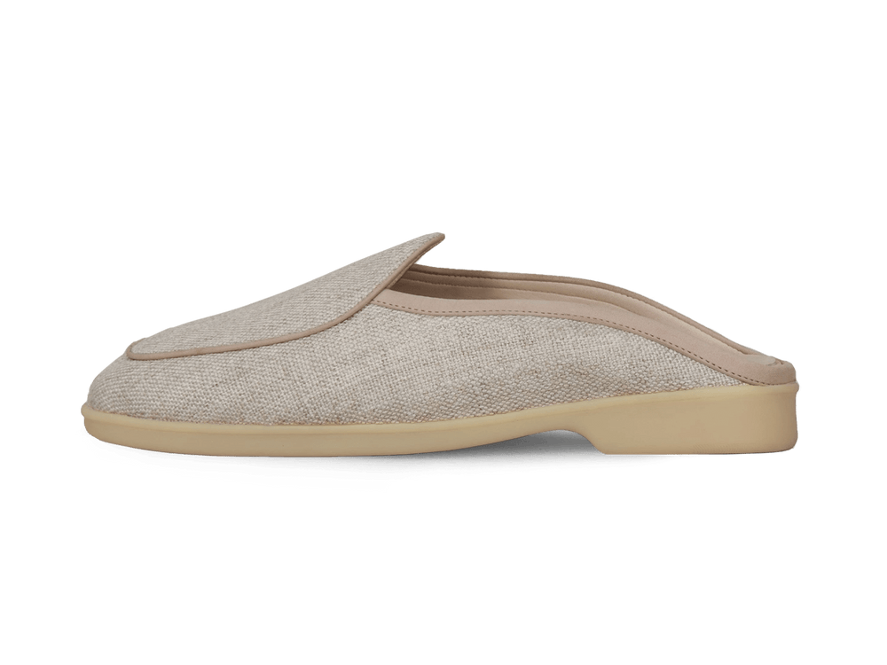 Stride Mule Loafers in Linen Merlinen