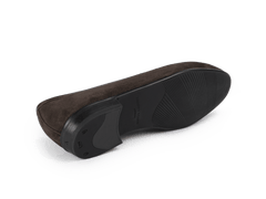 Sagan Rubber Loafers in Lusitanias Dark Brown Asteria Suede