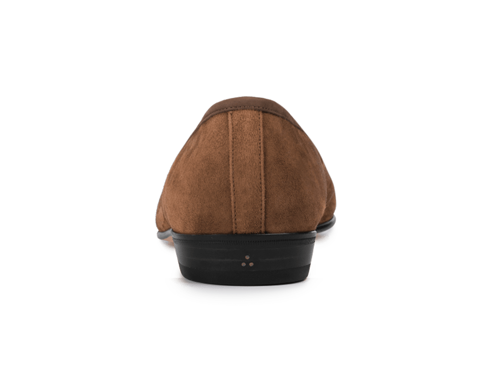 Sagan Classic Tassel Loafers in Moyen Brown Asteria Suede