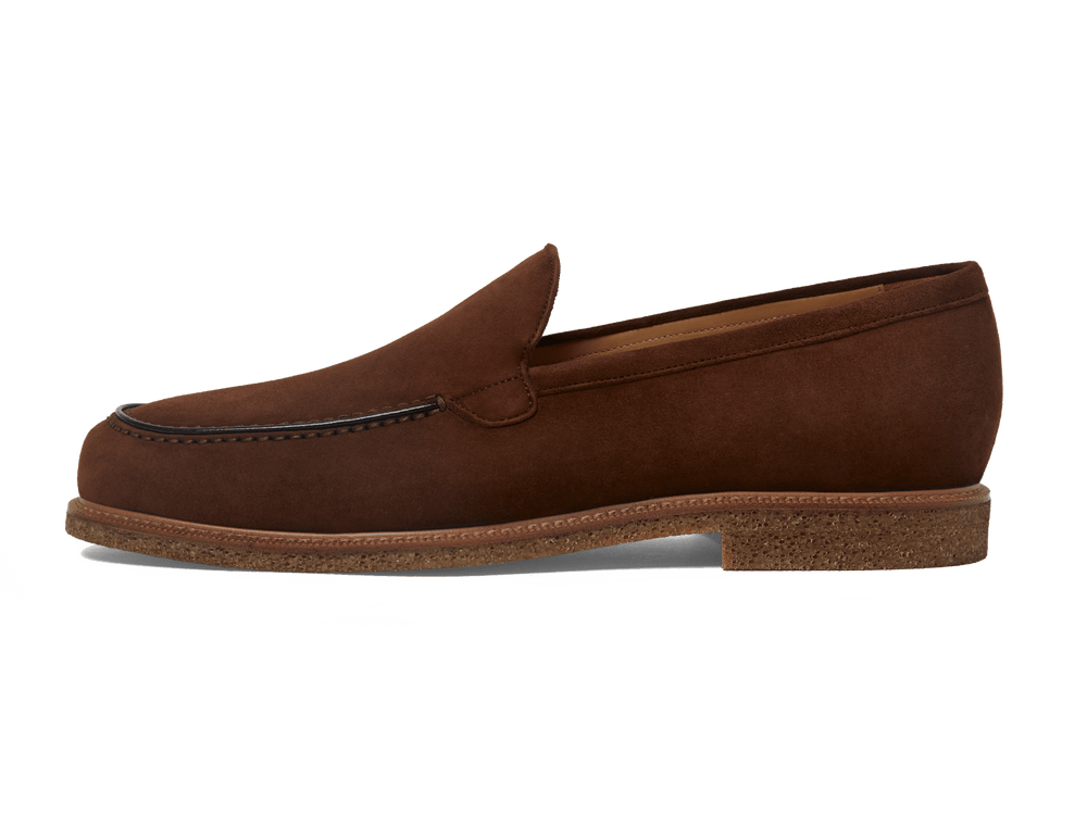 Antibes Loafers in Criollo Brown Luxe Suede