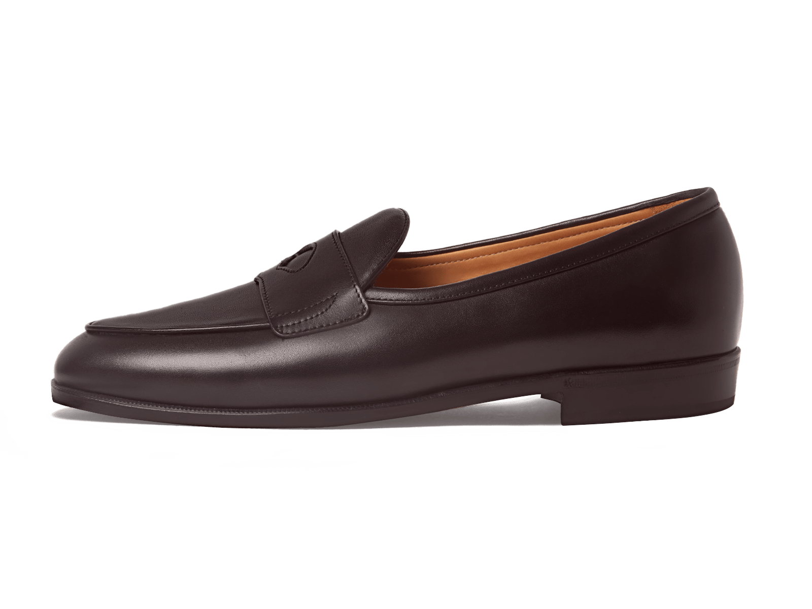 Grand Fleurus Penny Loafers in Dark Brown Noble Calf