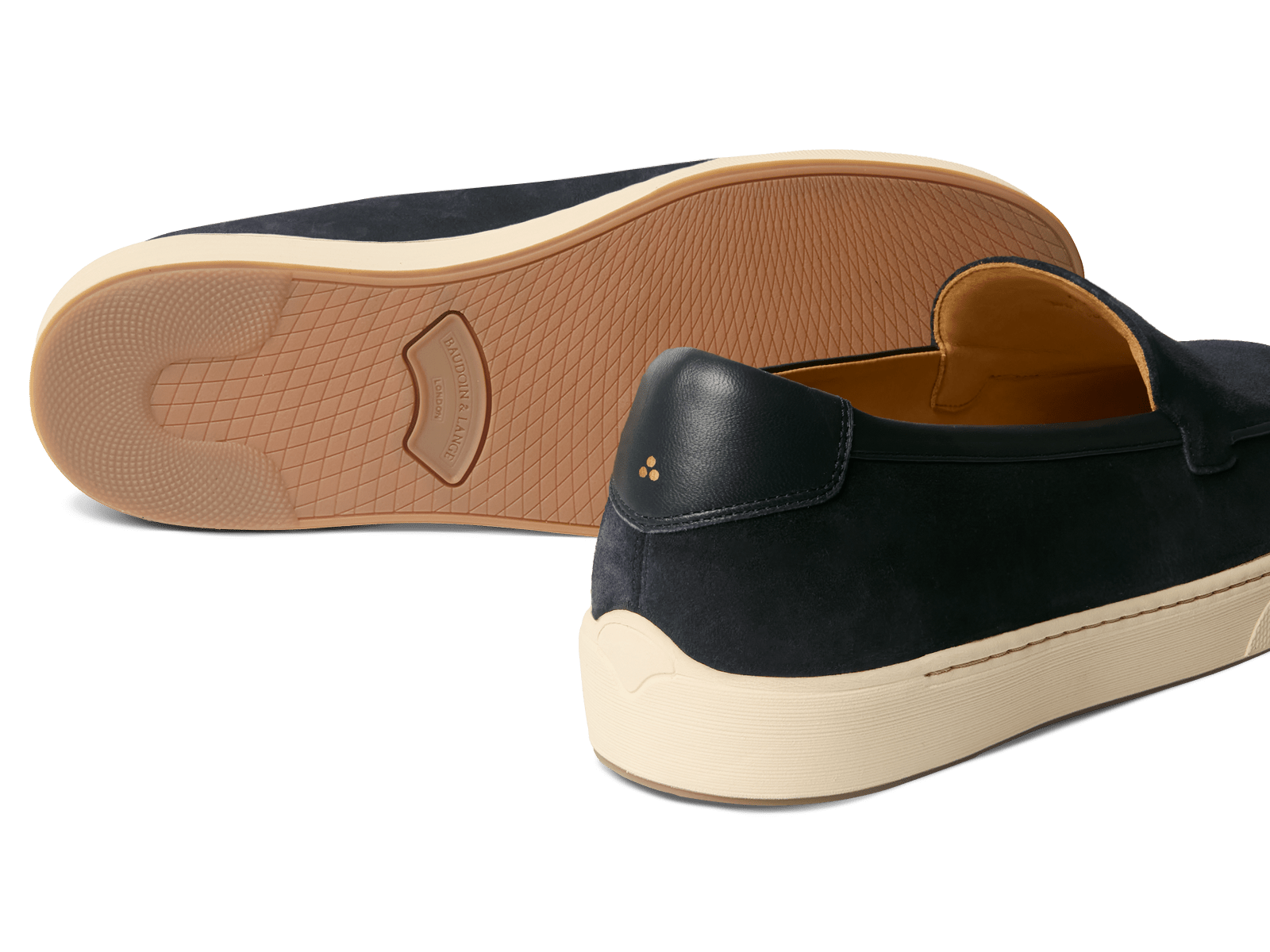 Pace Loafers in Navy Suede