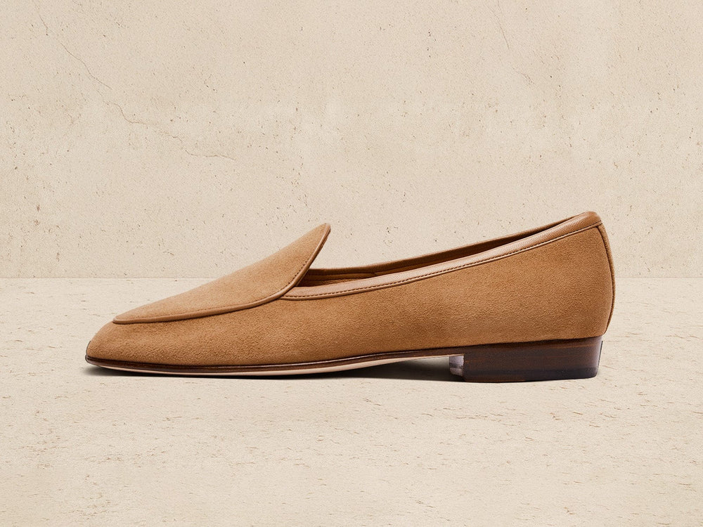 Sagan Classic Loafers in Alezan Asteria Suede