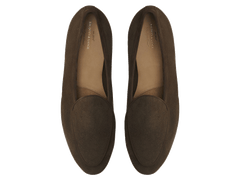 Sagan Classic Loafers in Olivine Green Asteria Suede
