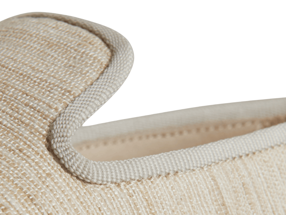 Fenice Loafers in Natural Silk and Gros Grain