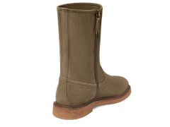 Treve Boots in Olivine Green Asteria Suede