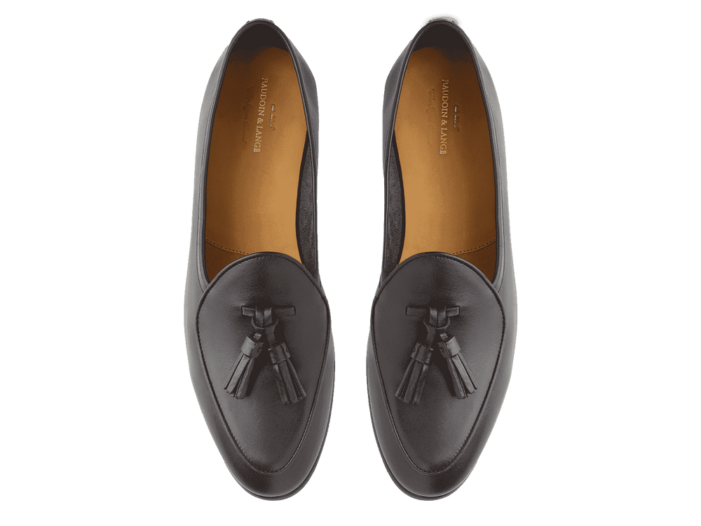 サガン・クラシック・タッセル・ローファー(ダークブラウン・ドレープカーフ/ラバーソール