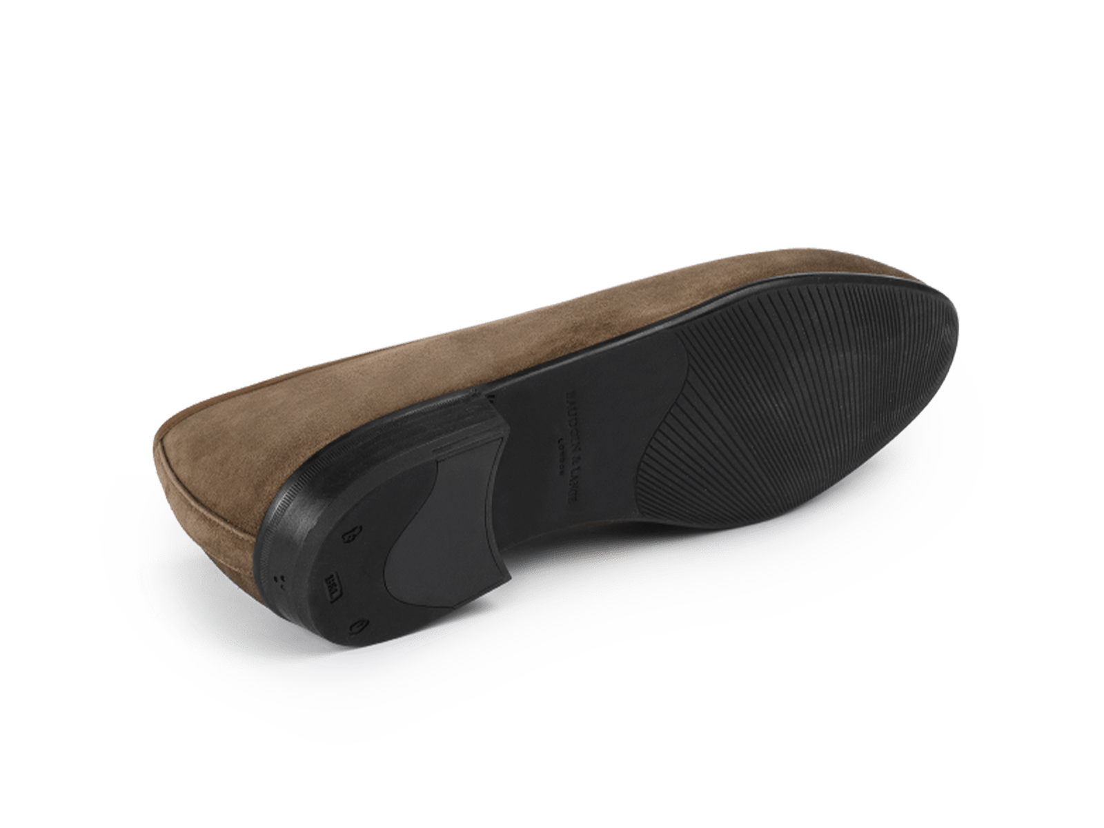 Sagan Rubber Tassel Loafers in Olivine Green Asteria Suede