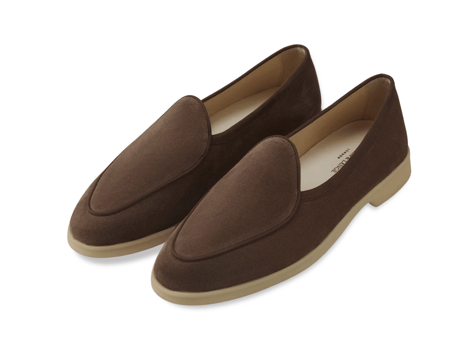 Stride in Deep Taupe Glove Suede Natural Sole