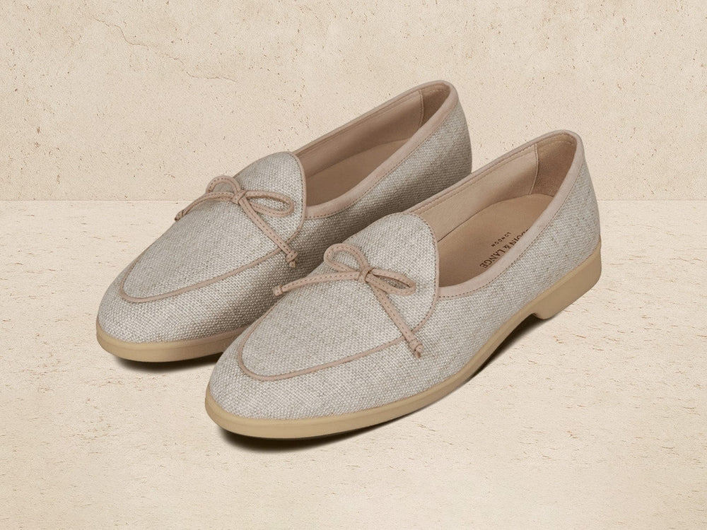 Stride String Loafers in Linen Merlinen