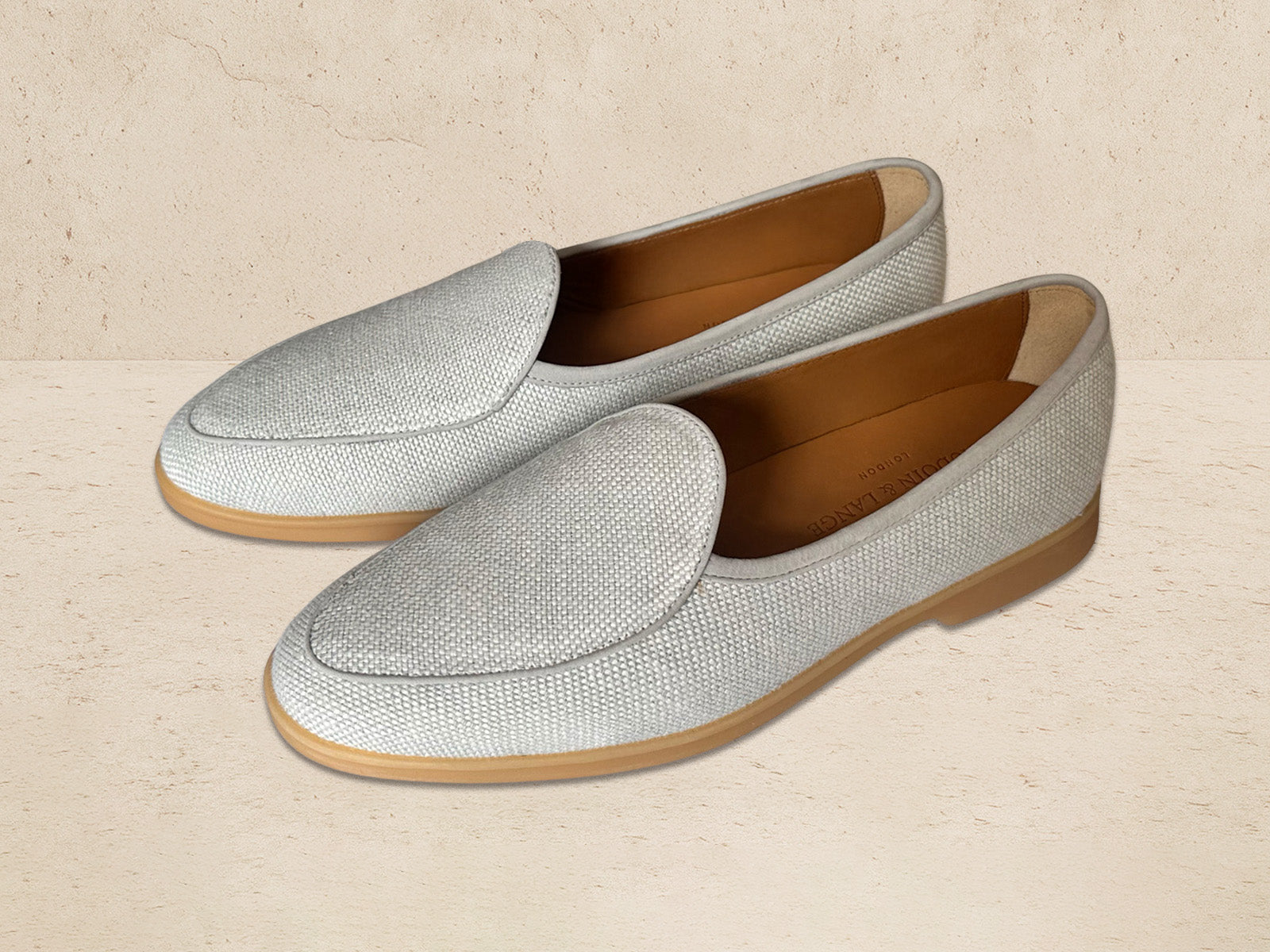 Stride Loafer in Grey linen