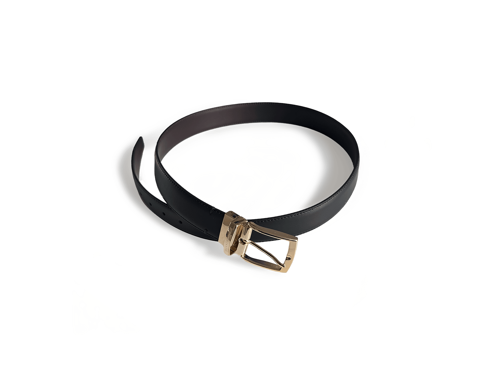 Janus Belt in Black and Brown Noble Calf