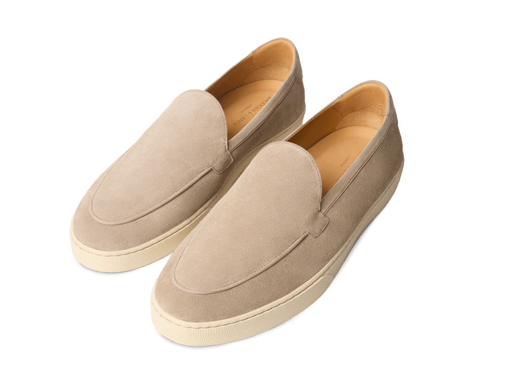 Pace Loafers in Sandy Grey Suede