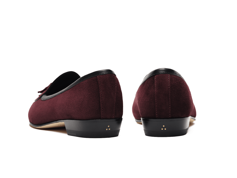 Sagan Tassel Loafers in Sultan Suede