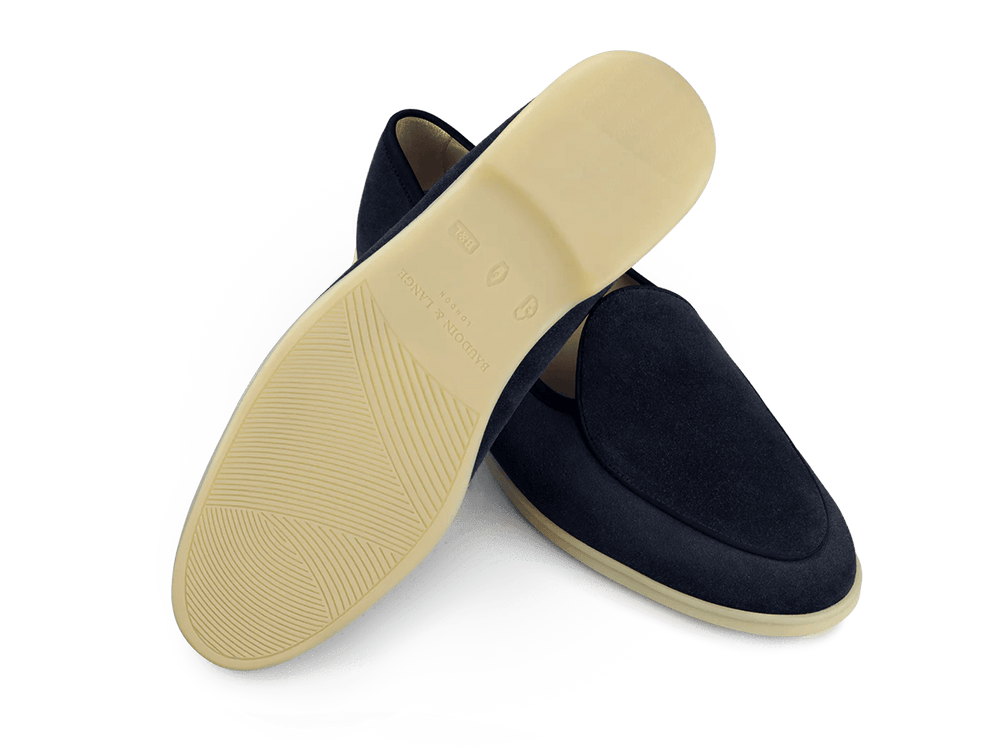 Stride Loafers in Orage Glove Suede Natural Sole