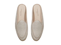Stride Mule Loafers in Linen Merlinen