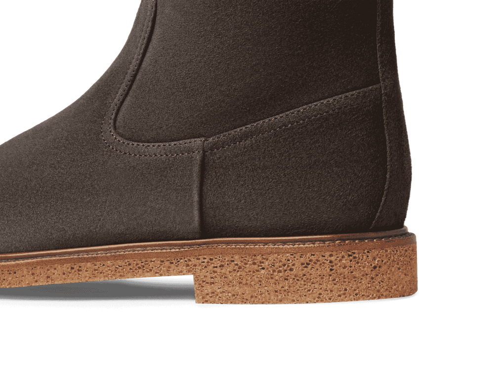 Treve Boots in Dark Brown Asteria Suede