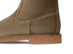 Treve Boots in Olivine Green Asteria Suede