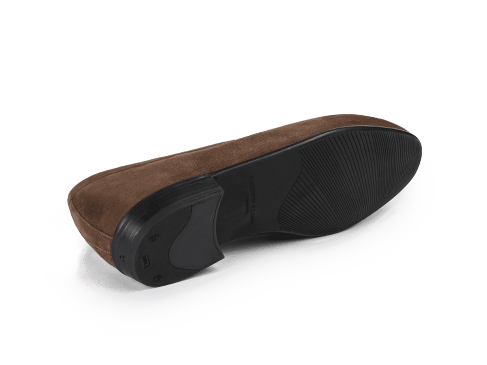 サガン・クラシック・イチョウ・ローファー(ディープトープ・アステリア・スエード/ラバーソール