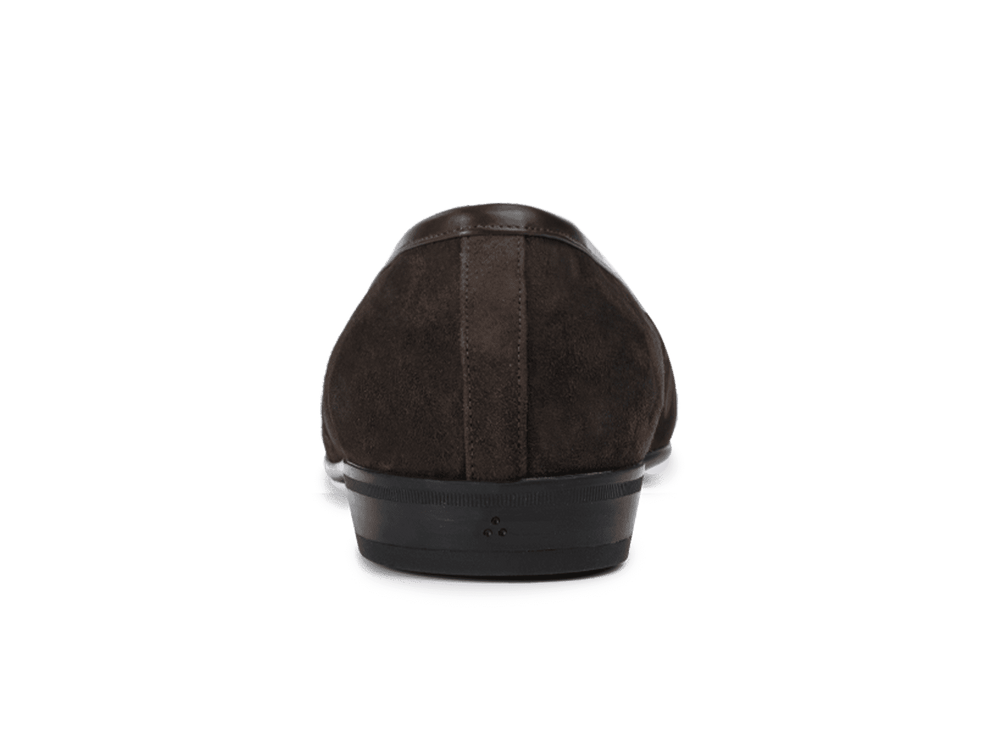 サガン・クラシック・イチョウ・ローファー(ルシタニア・ダークブラウン・アステリア・スエード/ラバーソール