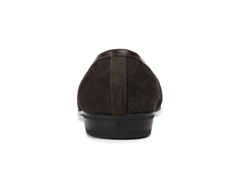 Sagan Ginkgo Loafers in Lusitanias Dark Brown Asteria Suede