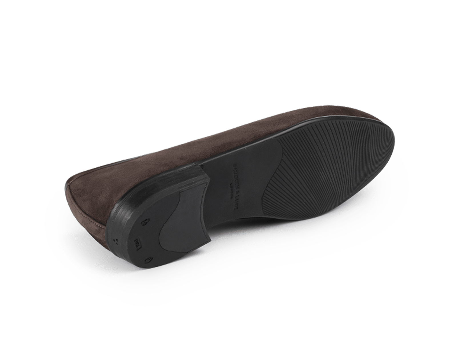 Sagan Rubber Tassel Loafers in Lusitanias Dark Brown Asteria Suede