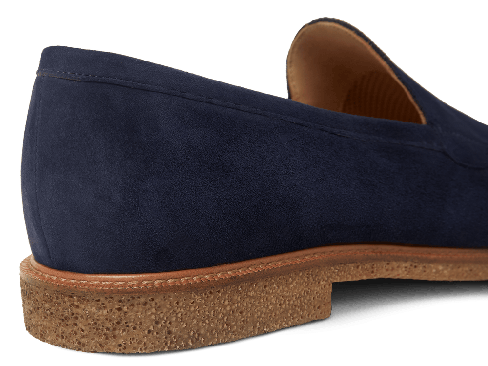 Antibes Loafers in Marina Navy Luxe Suede