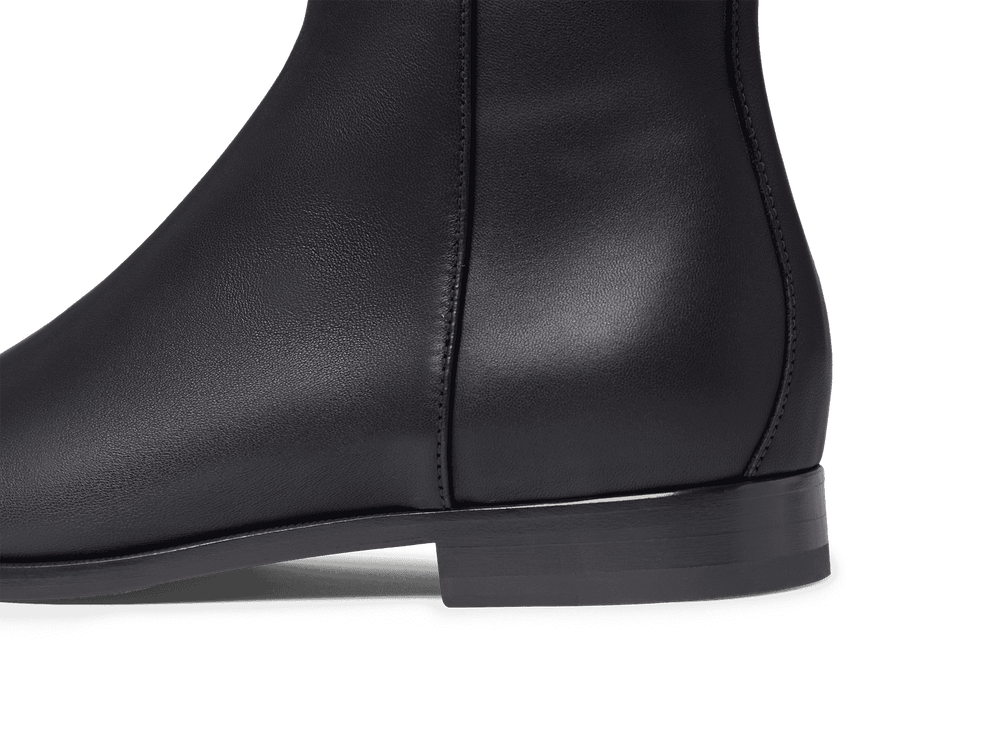 Élan City Boots in Black Leather