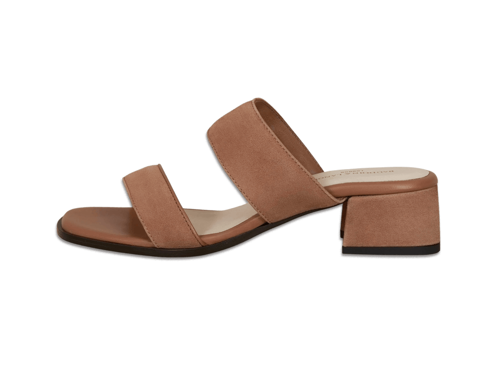 Plume Hi Sandal in Alezan Luxe Suede and Nappa