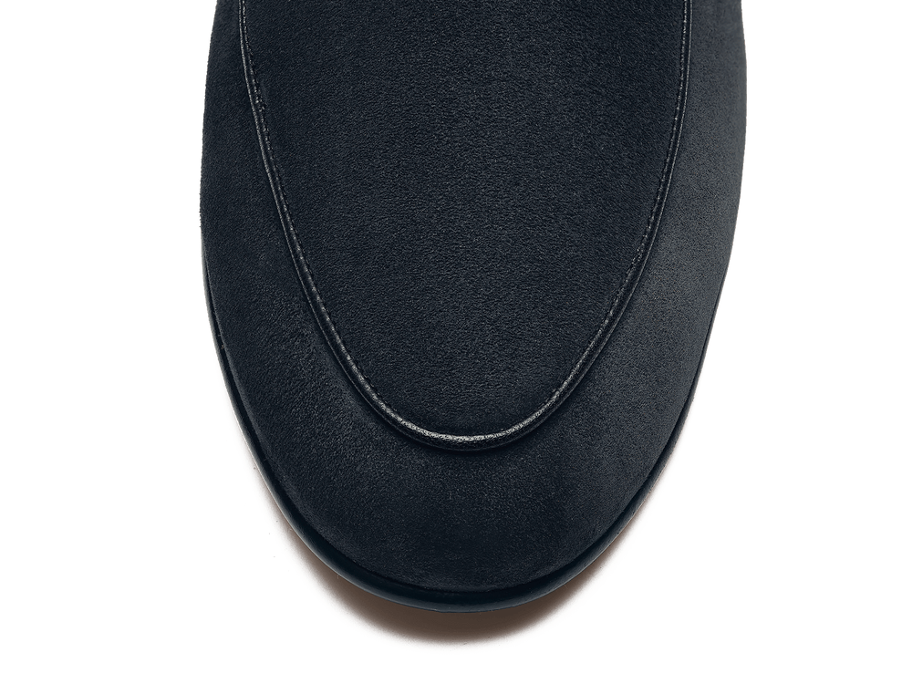 Sagan Classic Loafers in Midnight Navy Asteria Suede