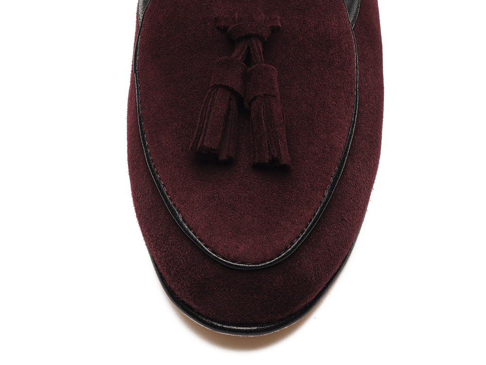 Sagan Tassel Loafers in Sultan Suede