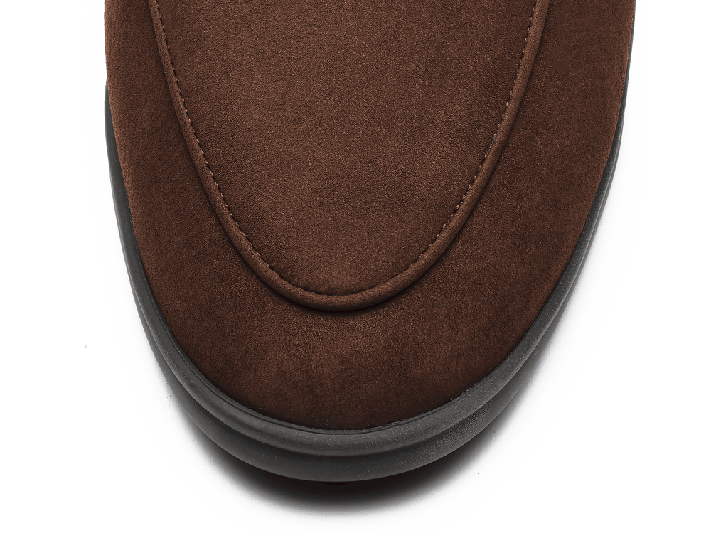 Stride Loafers in Ebony Brown Shield Nubuck